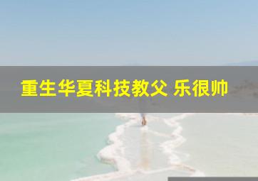 重生华夏科技教父 乐很帅